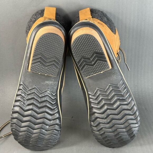 Sorel Womens Elk Tan Leather Slimpack II Lace Up Waterproof Boots size 8.5 - Picture 8 of 9